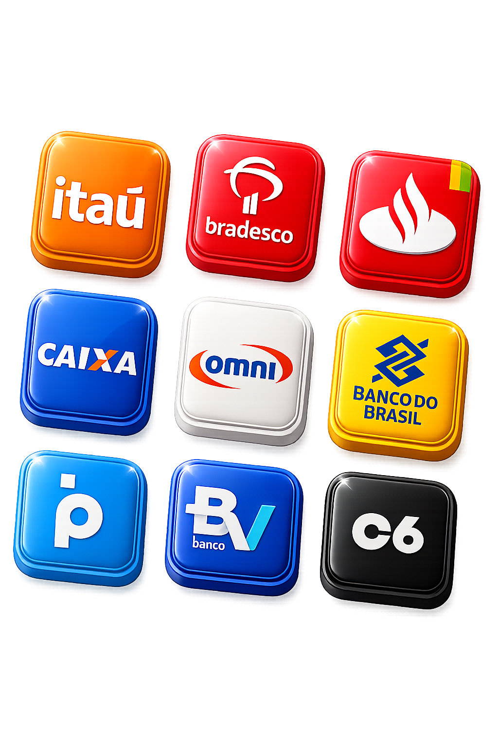 Bancos analisados pela JustoJá